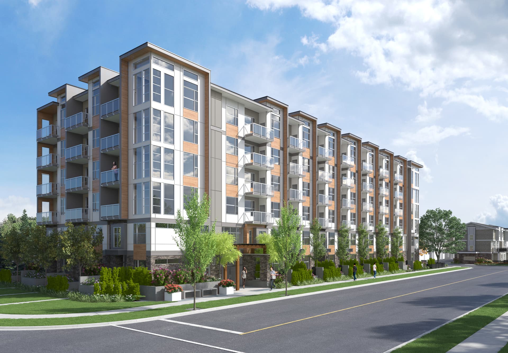 Crest Lane, modern residential townhomes and condos in Surrey